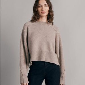 Rag & Bone Brady Wool Crew sweater Oatmeal NWT